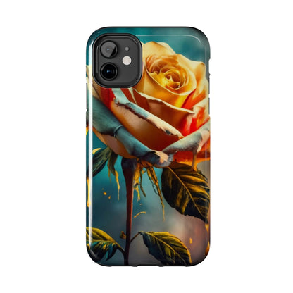 Golden Rose Elegance Tough Phone Case