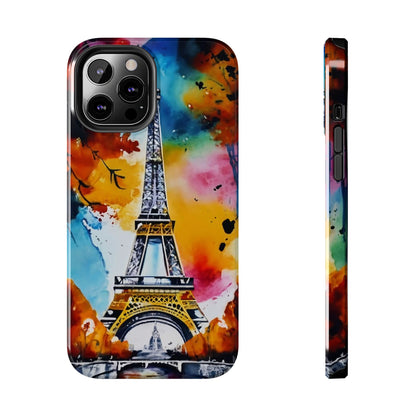 Vibrant Twilight Eiffel Defender Case