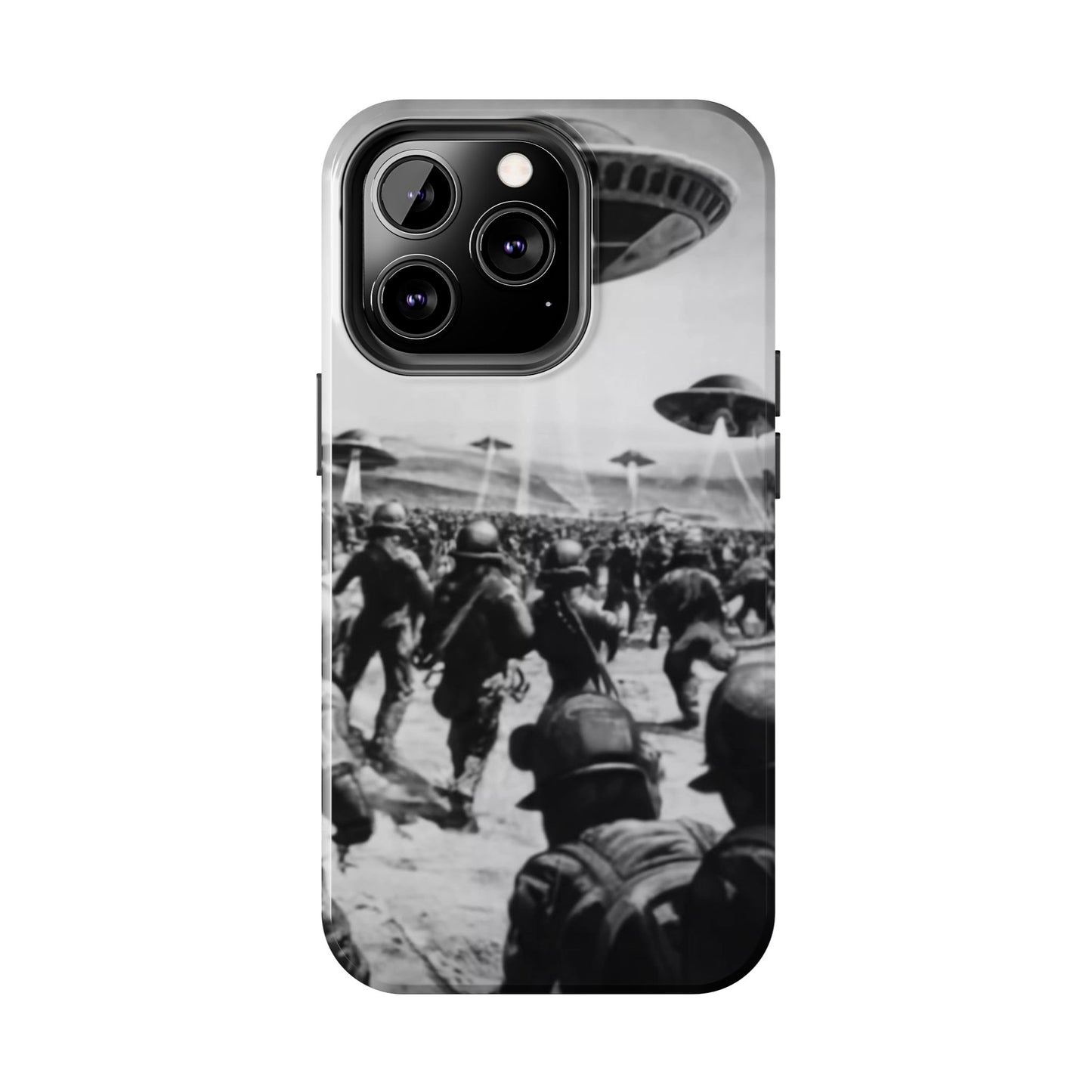 RetroWar UFO Encounter Tough Phone Case