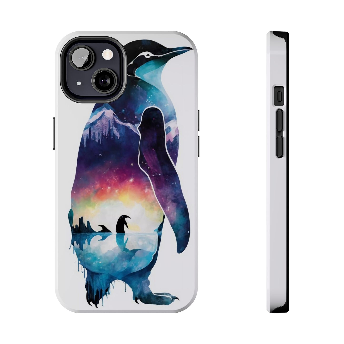 Arctic Majesty Penguin Tough Phone Case