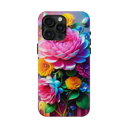 Vibrant Floral Splendor Tough Phone Case