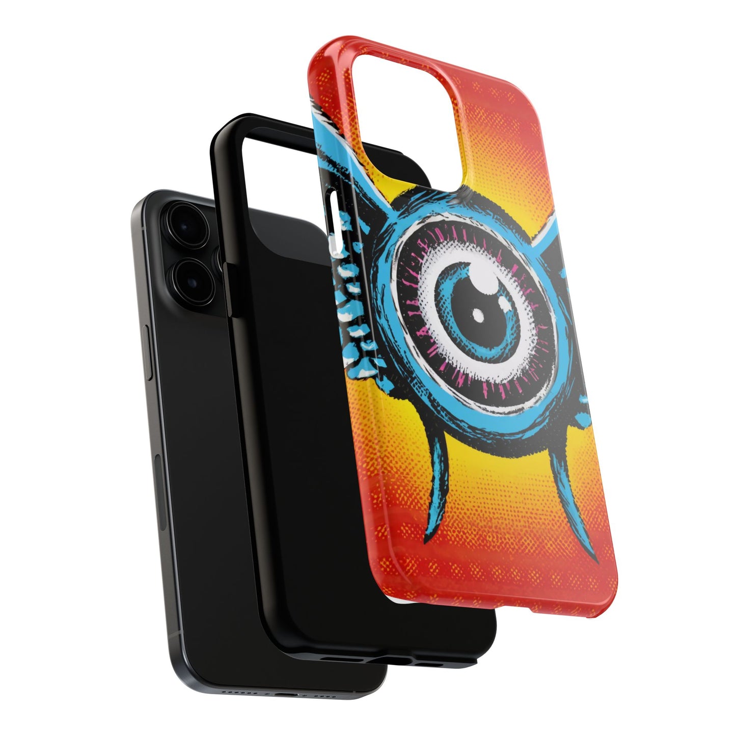 Bursting Vision Winged Eye iPhone Case