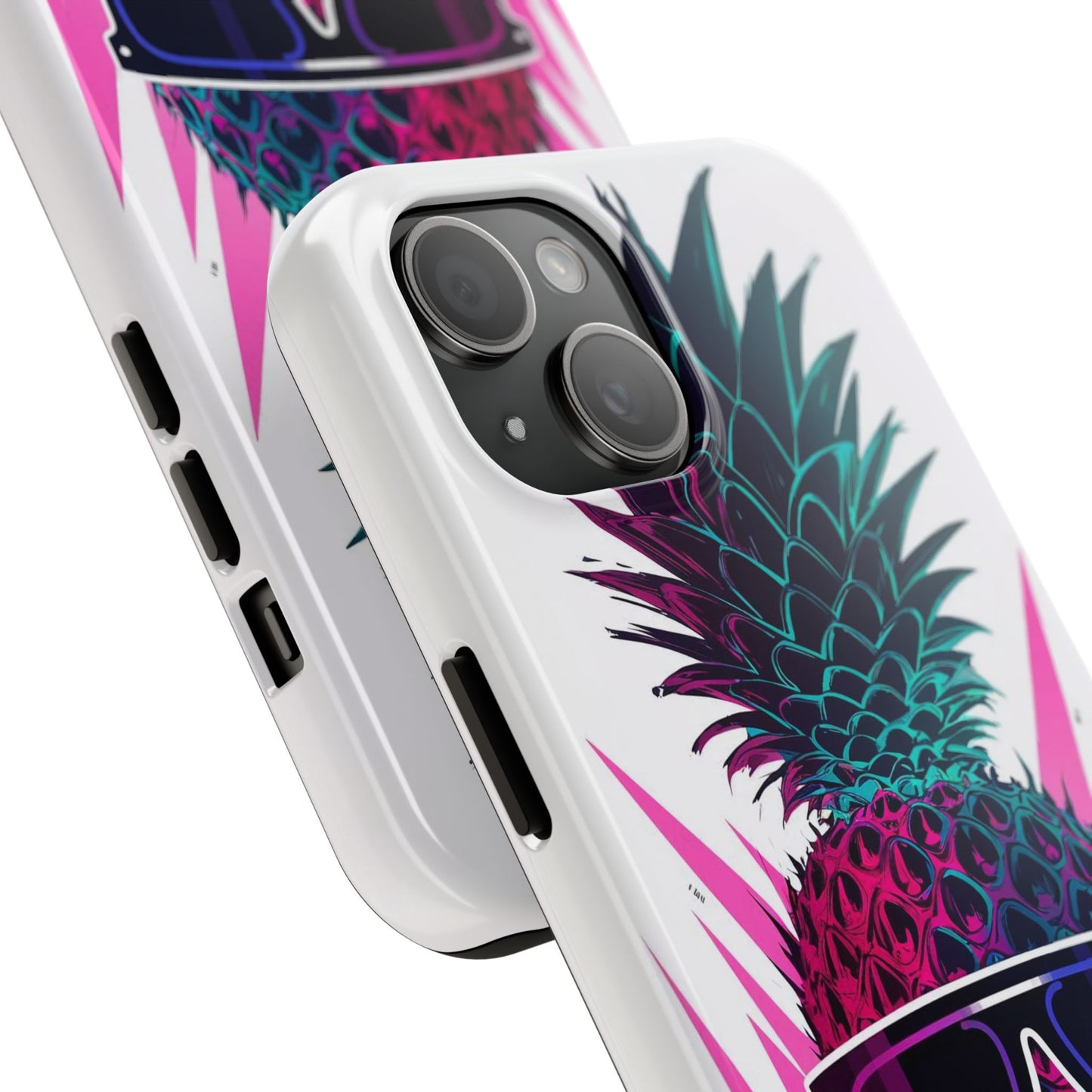 Sunglass Clad Pineapple Funk Tough Phone Case