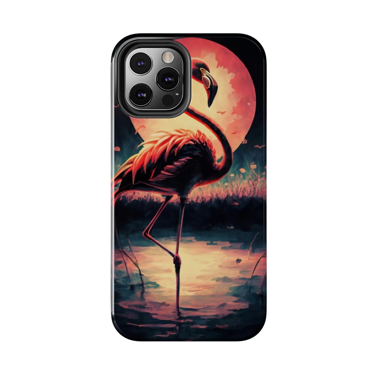 Sunset Flamingo Defender Case