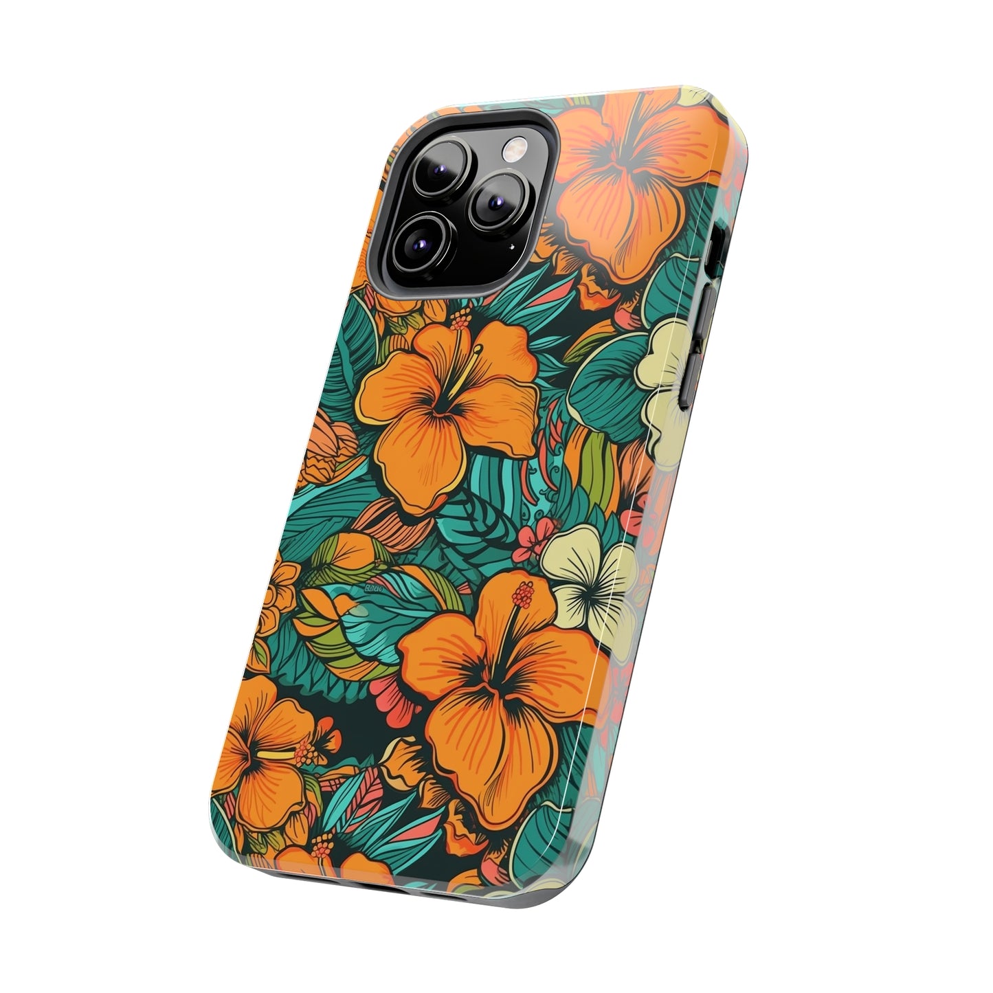 Sunset Tiare - Hawaiian Tough Phone Case