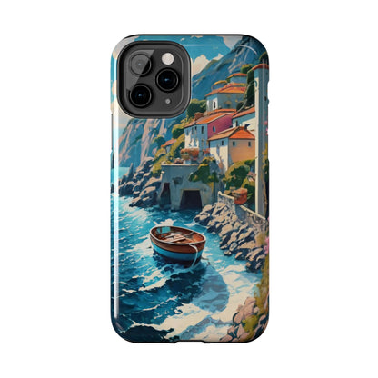 Coastal Dreamscape Boat Tough Phone Case