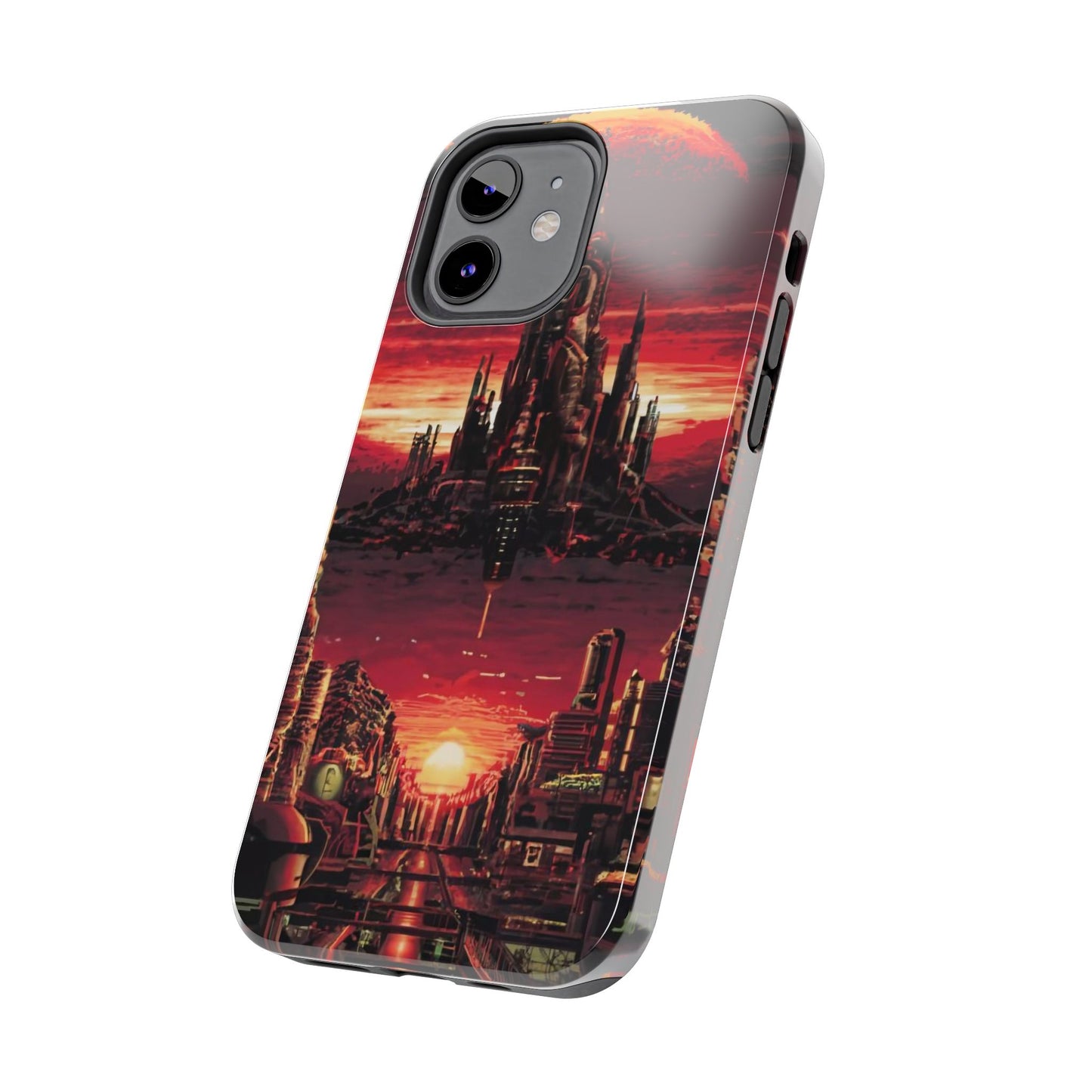 PixelVista Futuristic City Tough Phone Case