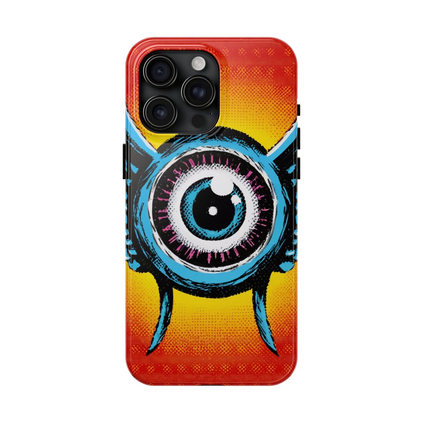 Bursting Vision Winged Eye iPhone Case