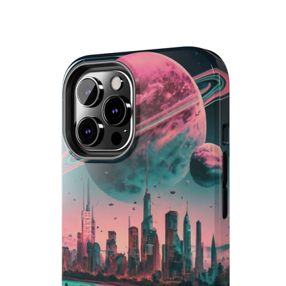 Celestial Cityscape Aerial View Tough Phone Case