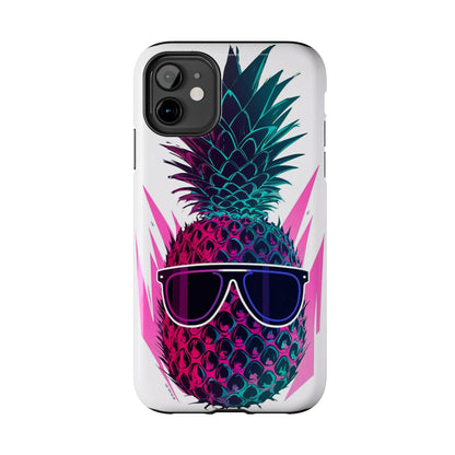 Sunglass Clad Pineapple Funk Tough Phone Case