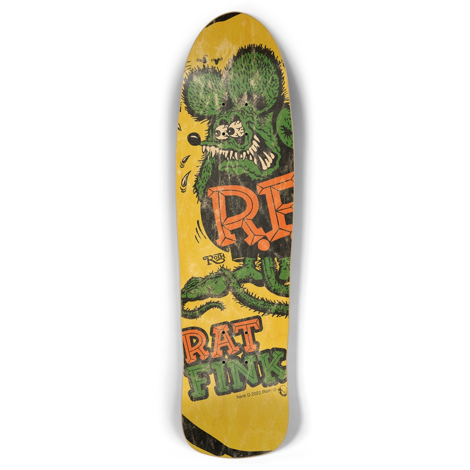 Rat Fink Yellow Rocket Deck