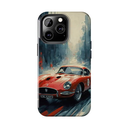 City Drive Red Sports Car Tough Phone Case