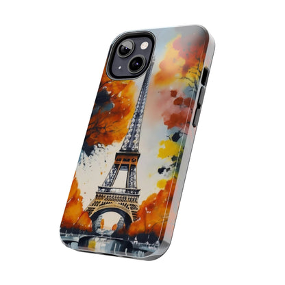 Watercolor Eiffel Twilight Defender Case