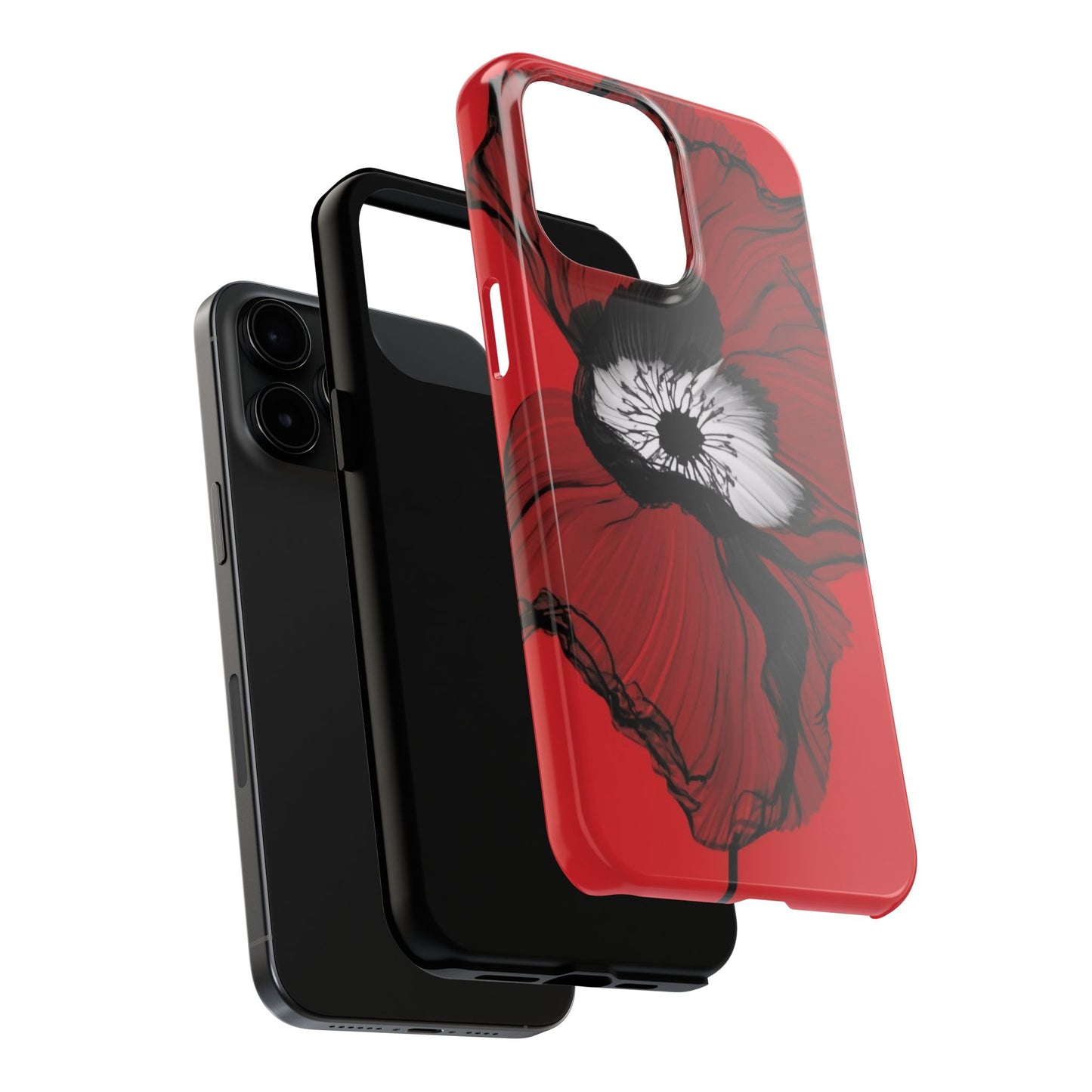 Crimson Bloom Defender Case