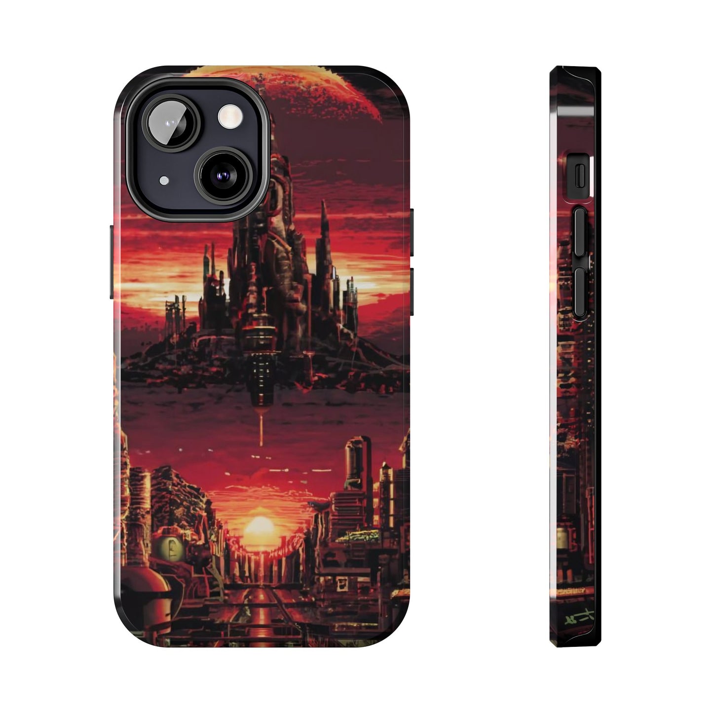 PixelVista Futuristic City Tough Phone Case