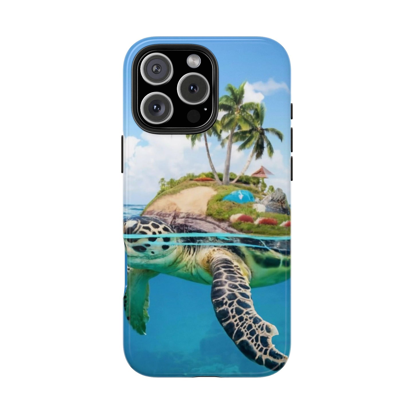 Island Turtle Ocean Adventure Tough Phone Case