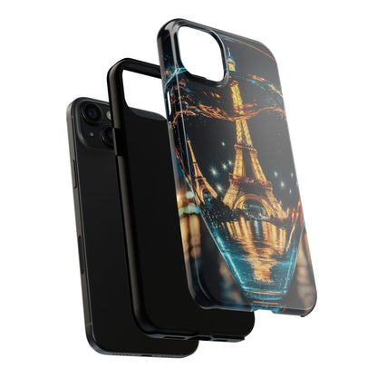 Eiffel Tower Through the Looking Glass Tough Phone Case