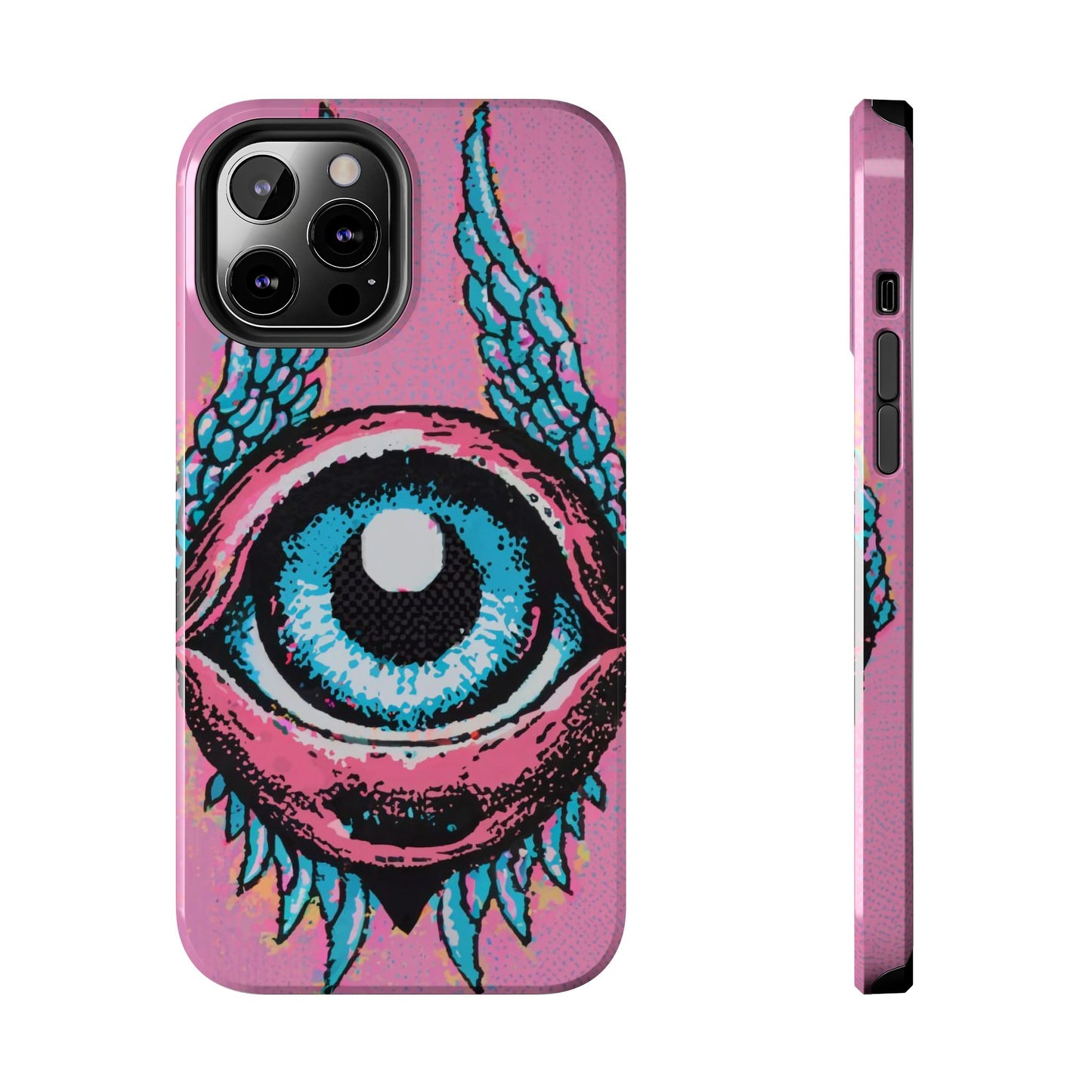 Halftone Horizon Eyeball iPhone Case