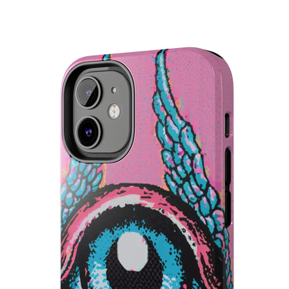 Halftone Horizon Eyeball iPhone Case