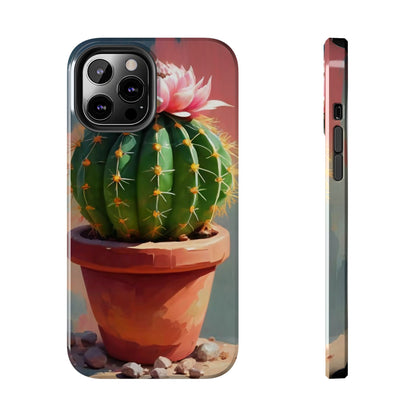 DesertBloom Terracotta Cactus Tough Phone Case