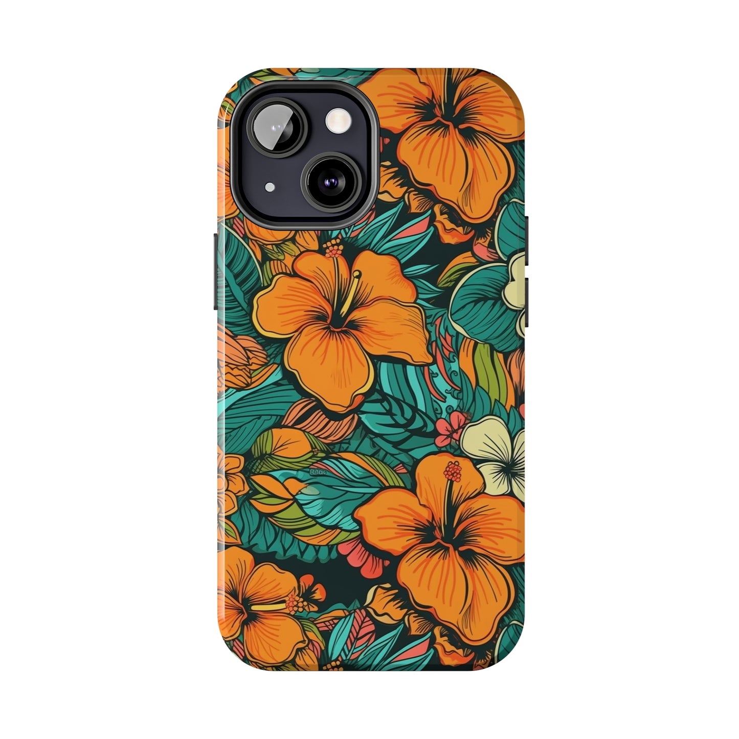 Sunset Tiare - Hawaiian Tough Phone Case