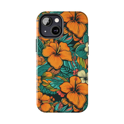 Sunset Tiare - Hawaiian Tough Phone Case