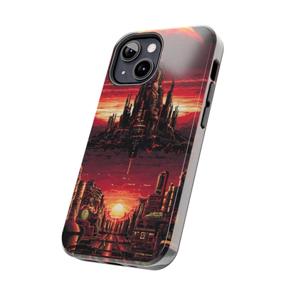 PixelVista Futuristic City Tough Phone Case