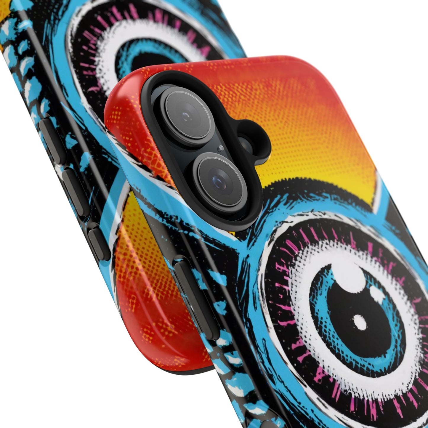 Bursting Vision Winged Eye iPhone Case