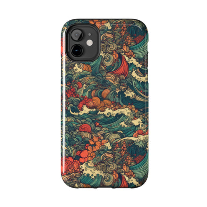 Electric Ocean - Wave of Colors - Tough Phone Cases