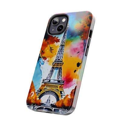 Vibrant Twilight Eiffel Defender Case