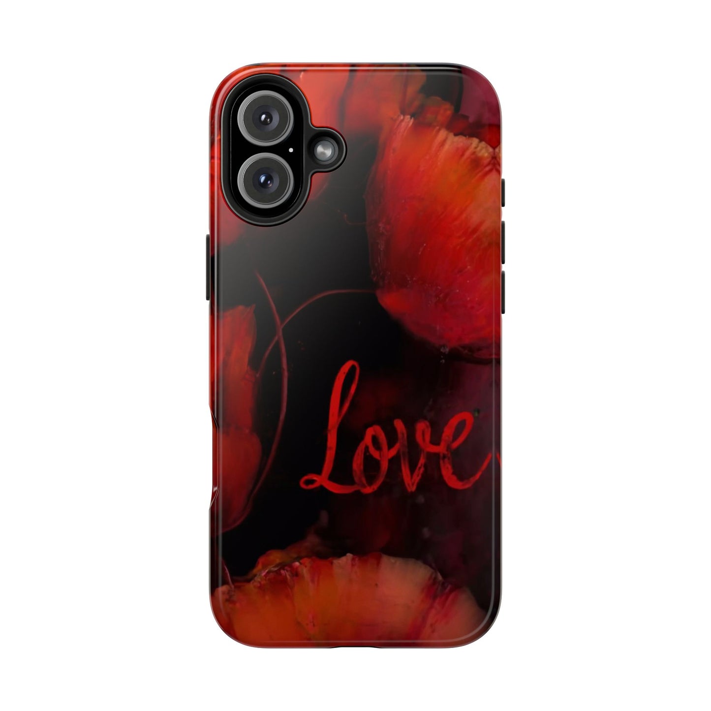 Crimson Love Blossoms Tough Phone Case