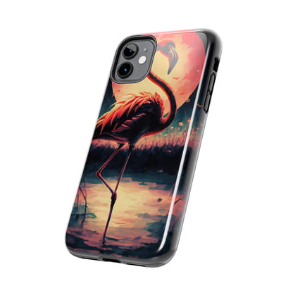Sunset Flamingo Defender Case
