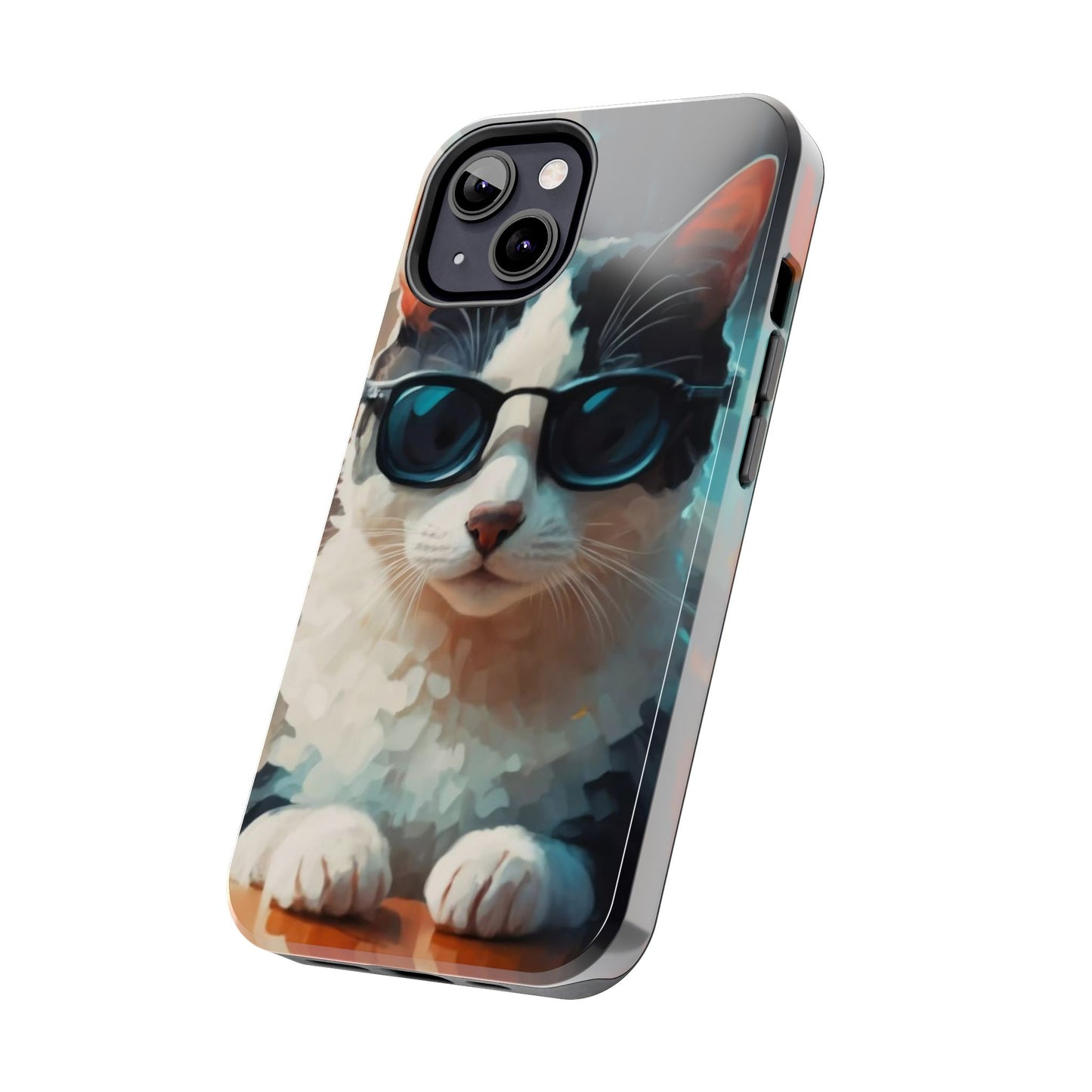 CoolCat Dinner Date Tough Phone Case