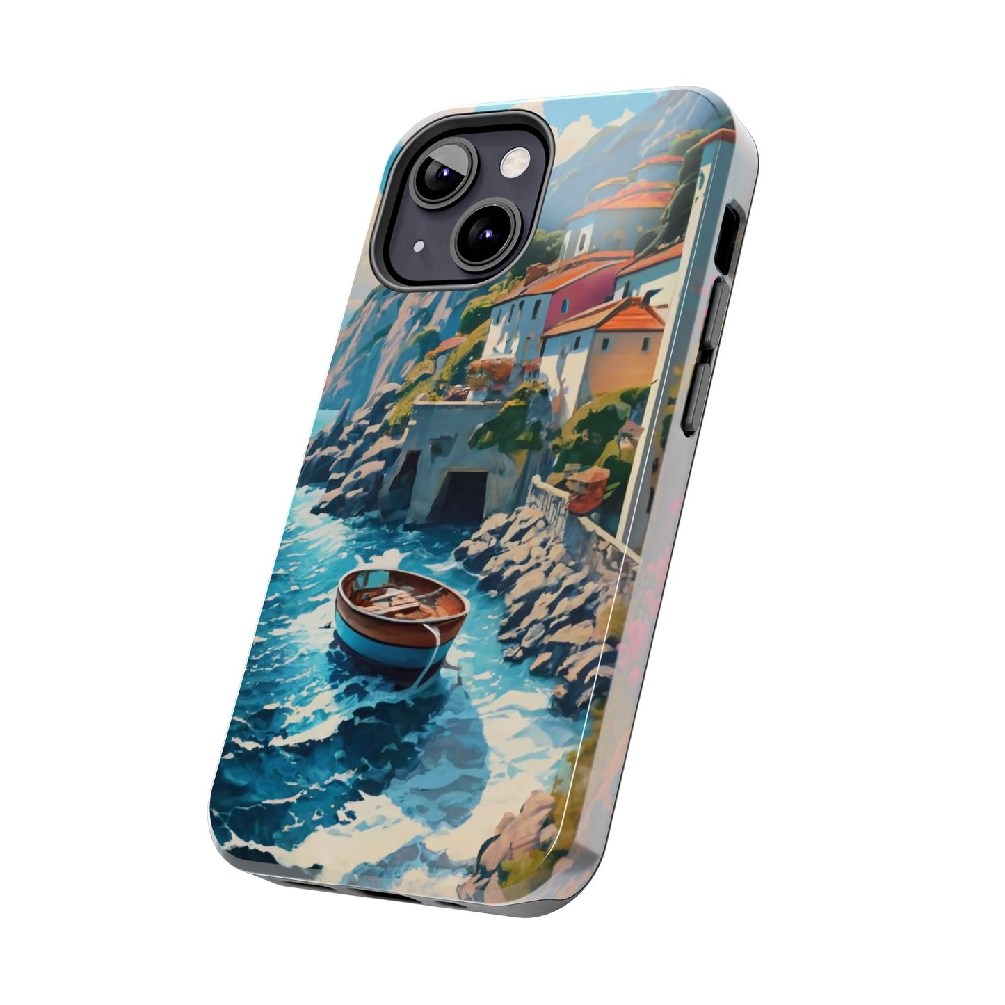 Coastal Dreamscape Boat Tough Phone Case