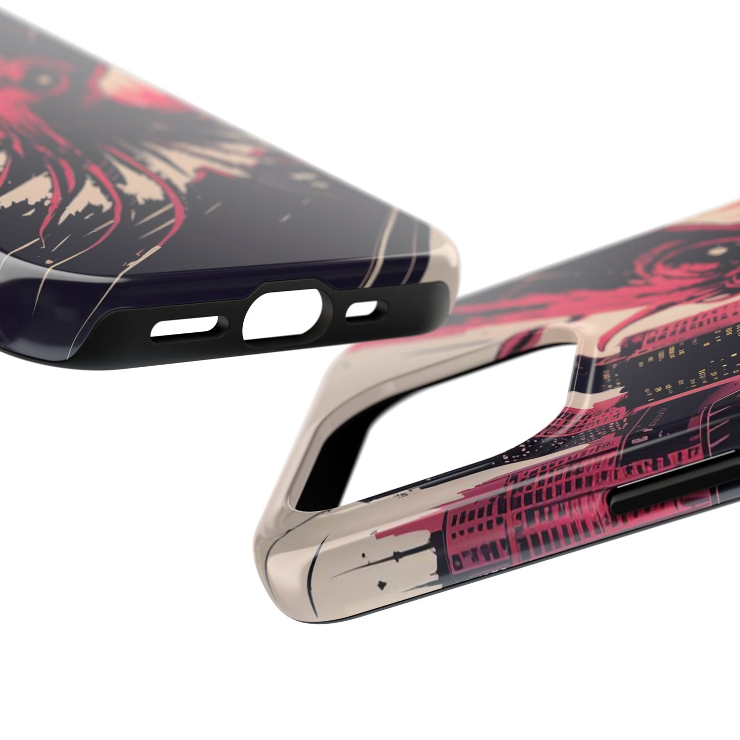 Kraken Rampage Cityscape Tough Phone Case