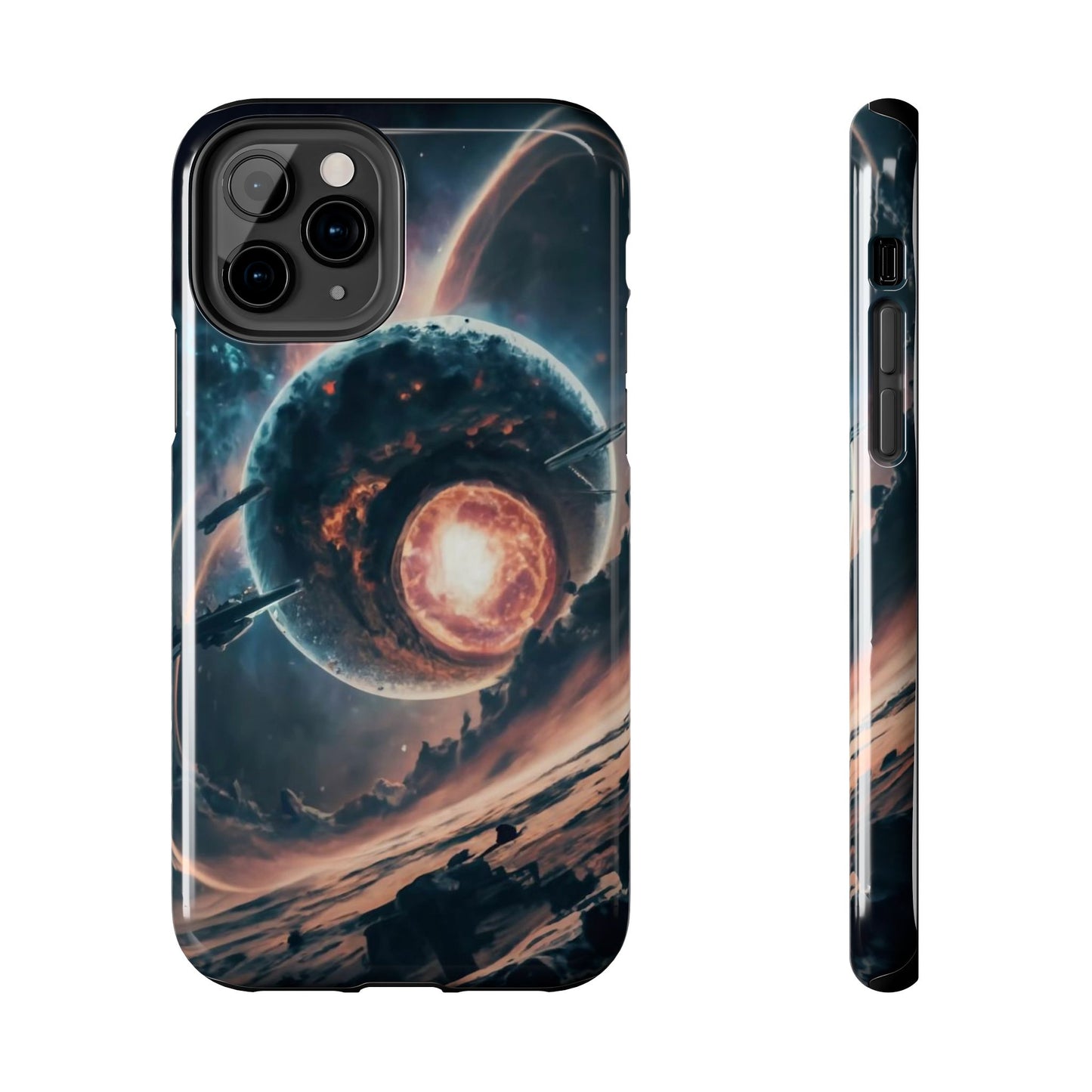 Cosmic Implosion Planet Tough Phone Case