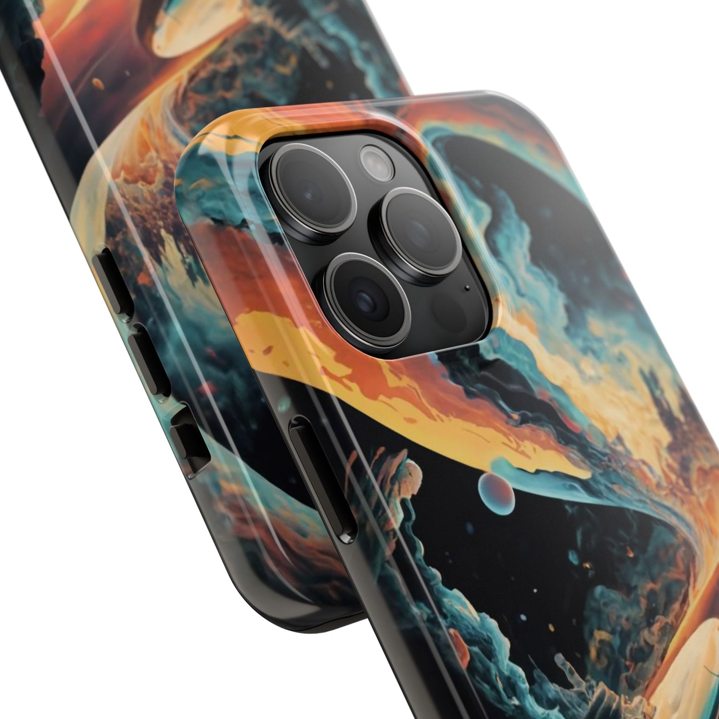 Retro Futuristic Space Odyssey Tough Phone Case