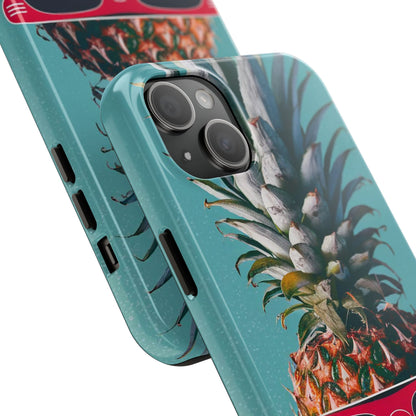 Beach-Ready Pineapple Sunglasses Tough Phone Case