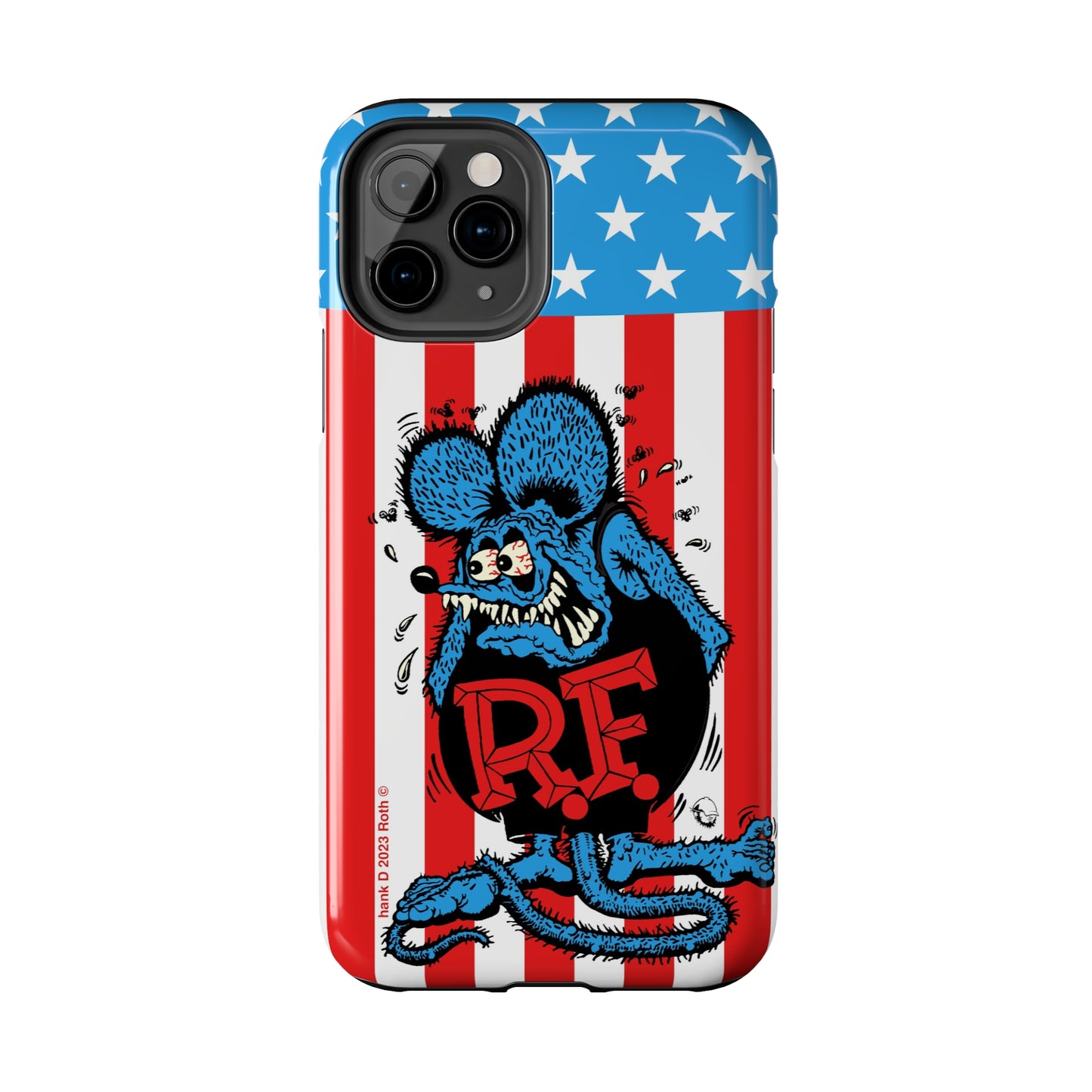 Red, White and Fink - Tough Phone Case