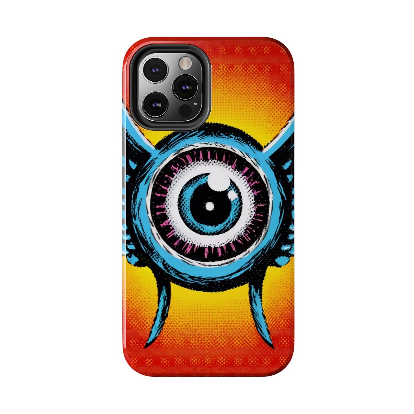 Bursting Vision Winged Eye iPhone Case