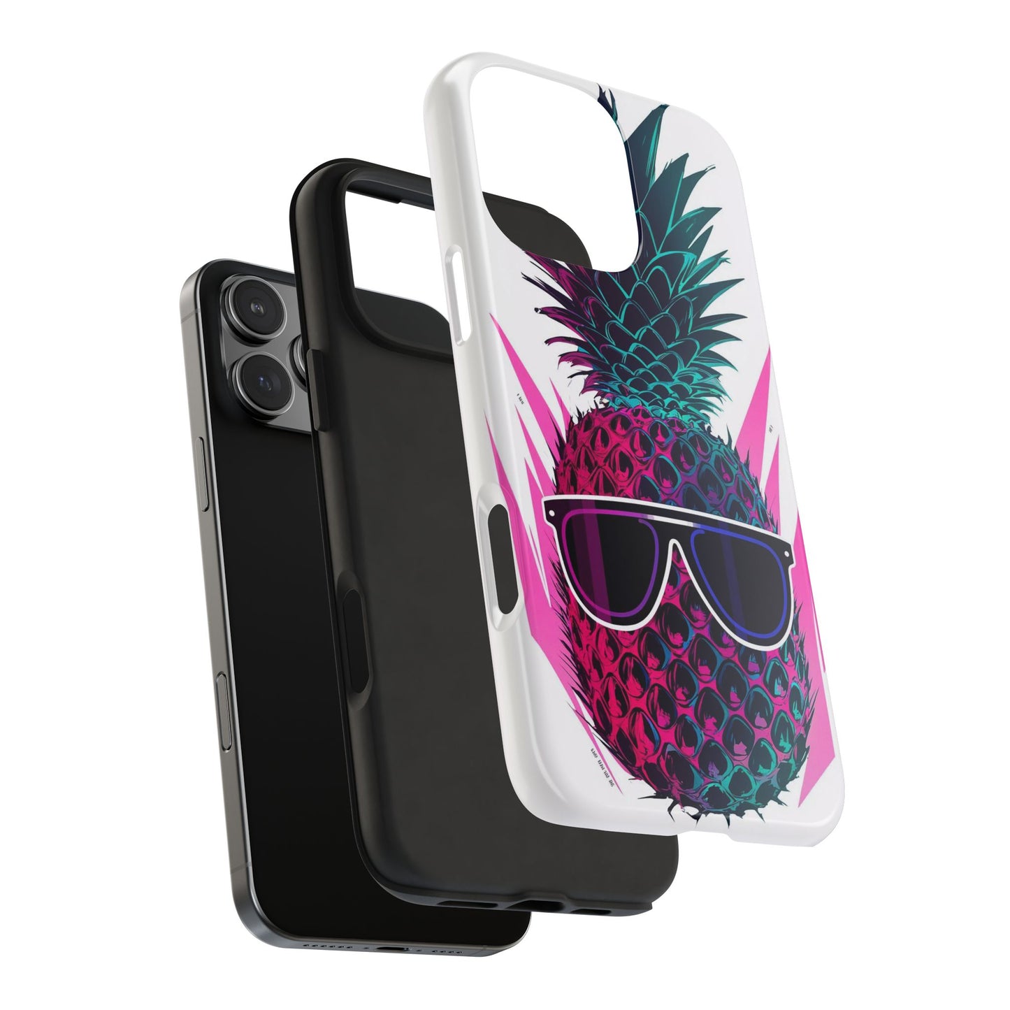 Sunglass Clad Pineapple Funk Tough Phone Case