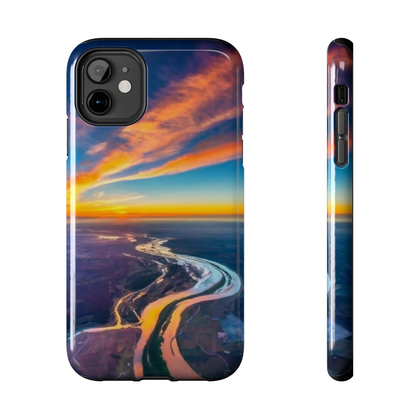 Celestial Sunset Earth View Tough Phone Case