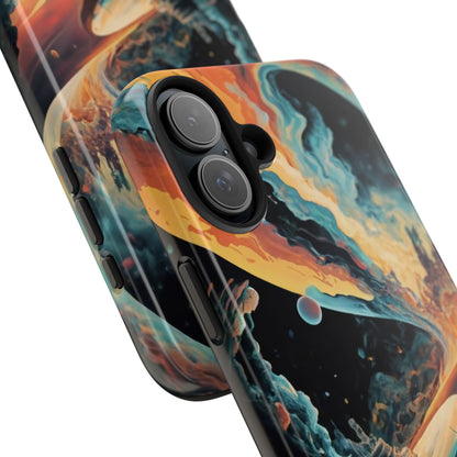 Retro Futuristic Space Odyssey Tough Phone Case