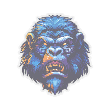 Blue Fury Yeti Vinyl Sticker