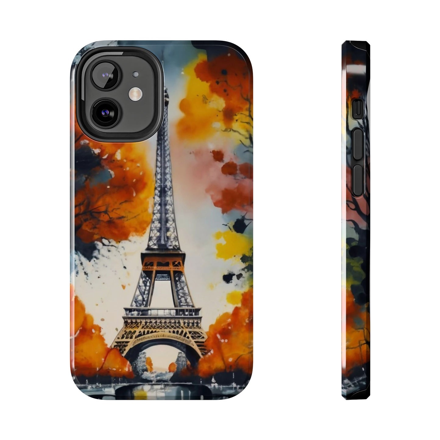 Watercolor Eiffel Twilight Defender Case