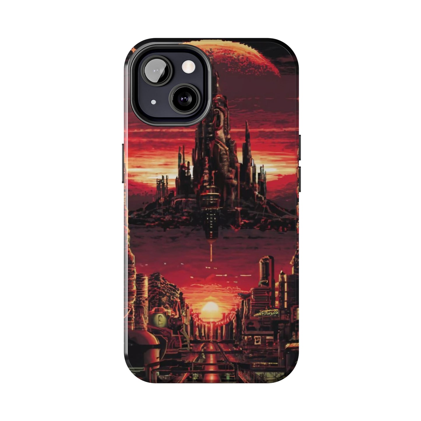 PixelVista Futuristic City Tough Phone Case