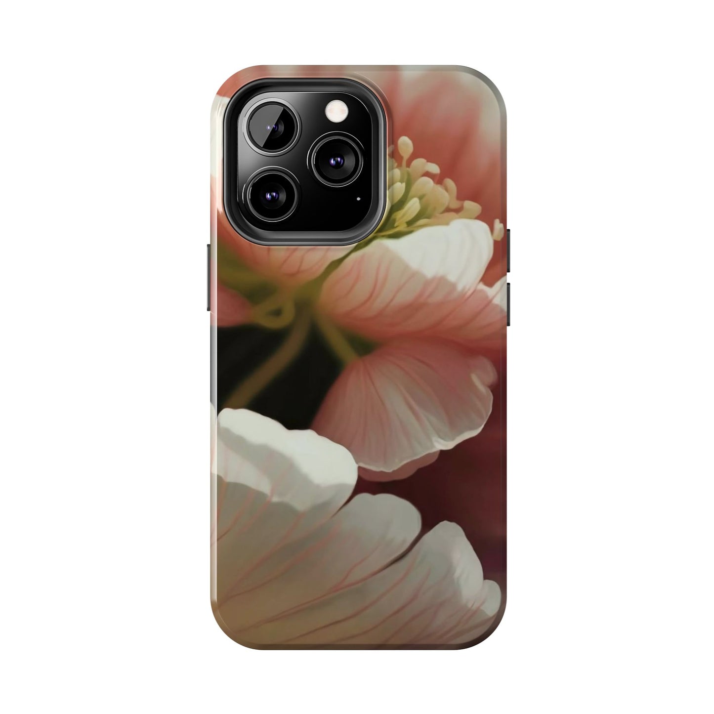 Pink Petal Watercolor Bloom Tough Phone Case