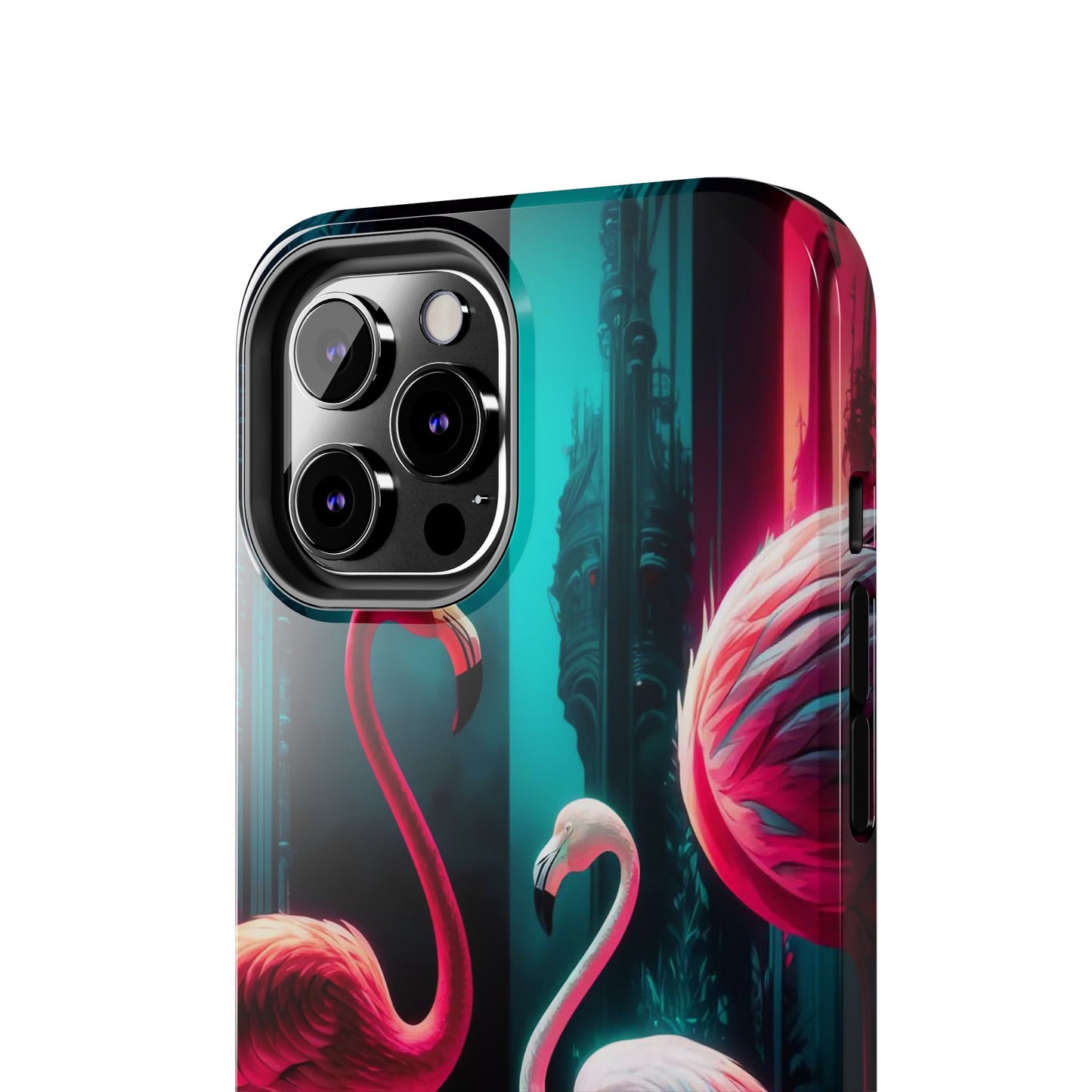 Vibrant Flamingo Gathering Tough Phone Case