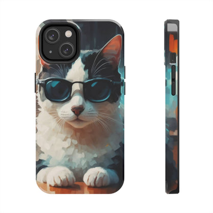 CoolCat Dinner Date Tough Phone Case