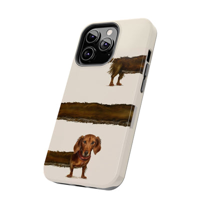 Wraparound Dachshund Long Dog Tough Phone Case